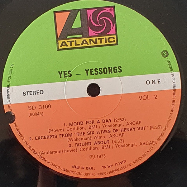 Yes - Yessongs (3xLP) - Discogs image 5