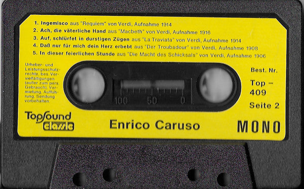 Enrico Caruso - Enrico Caruso (Cassette) - Discogs image 4