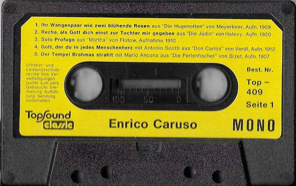 Enrico Caruso - Enrico Caruso (Cassette) - Discogs image 3