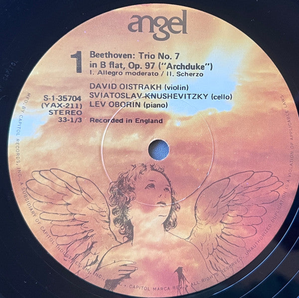 David Oistrakh Trio, Ludwig van Beethoven - Beethoven Archduke Trio Op. 97 (LP) - Discogs image 3