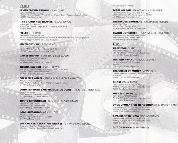 Various - The Ultimate Movie Collection - 28 Blockbusting Hits From The Movies (2xCD) - Discogs image 7