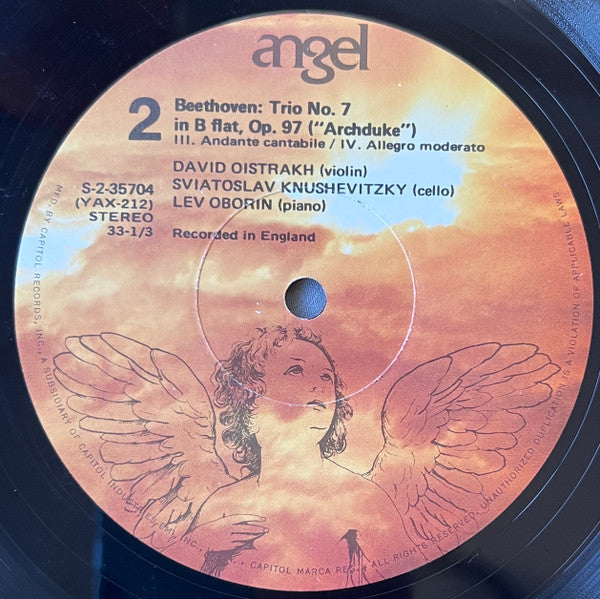 David Oistrakh Trio, Ludwig van Beethoven - Beethoven Archduke Trio Op. 97 (LP) - Discogs image 4
