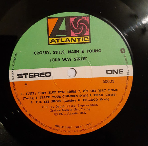 Crosby, Stills, Nash & Young - 4 Way Street (2xLP) - Discogs image 4
