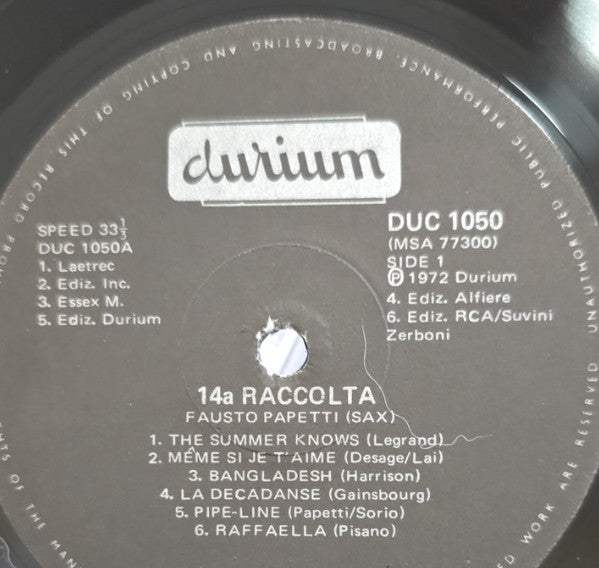 Fausto Papetti - 14a Raccolta (LP)