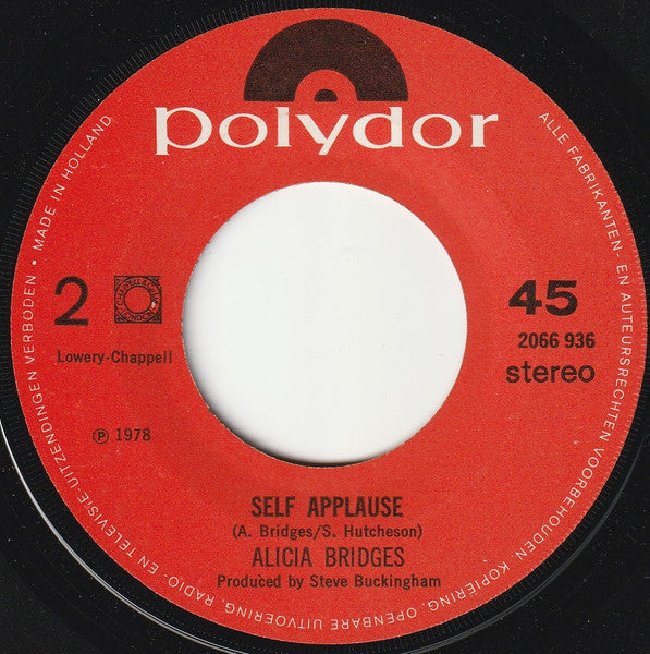 Alicia Bridges - I Love The Nightlife (Disco Round) (7") - Discogs image 4