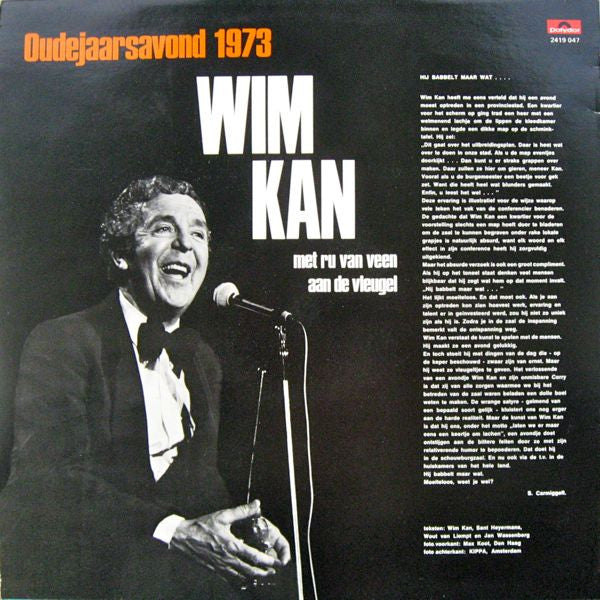 Wim Kan - Oudejaarsavond 1973 (LP) - Discogs image 2