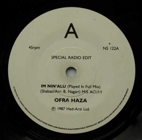 Ofra Haza - Im Nin'Alu (Played In Full Mix) Special Radio Edit (7")