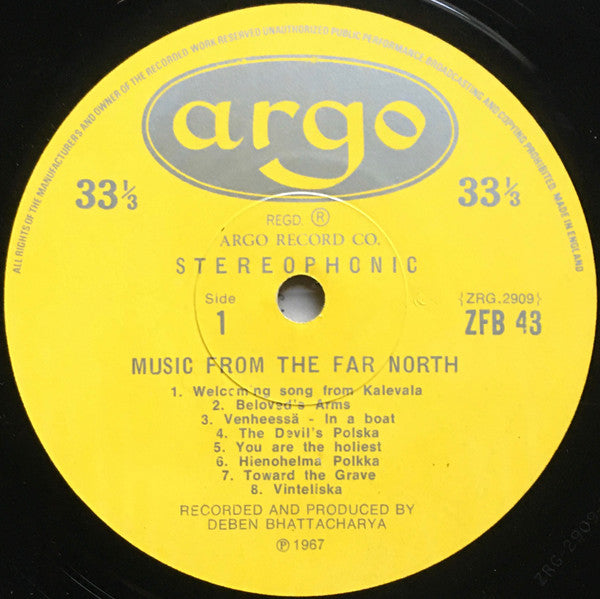 Deben Bhattacharya - Music From The Far North (LP) - Discogs image 3