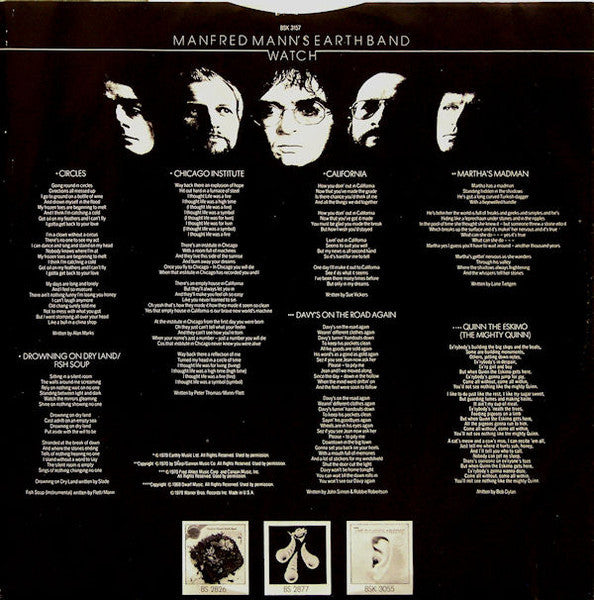Manfred Mann's Earth Band - Watch (LP) - Discogs image 5