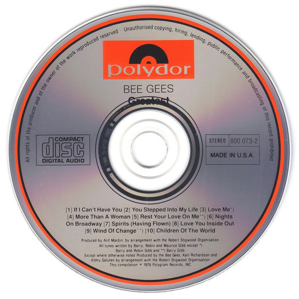 Bee Gees - Greatest (2xCD) - Discogs image 4