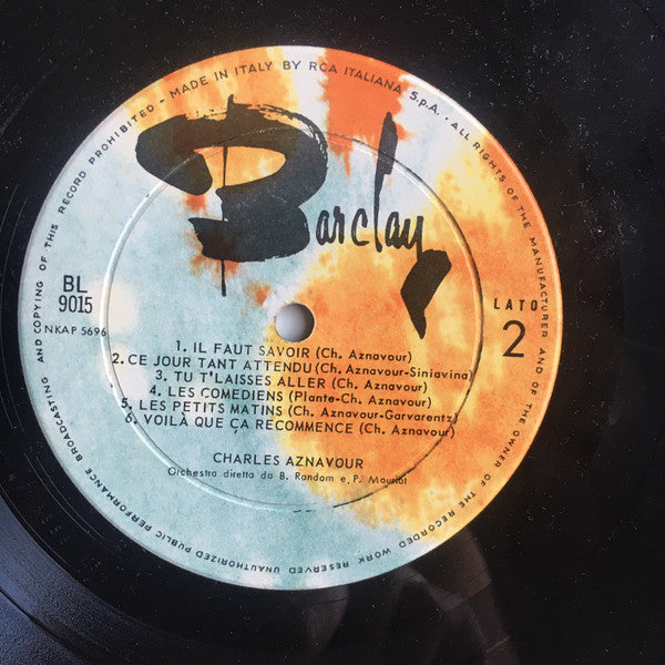 Charles Aznavour - Charles Aznavour (LP) - Discogs image 4