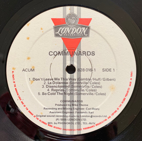 Communards, The - Communards (LP) - Discogs image 3