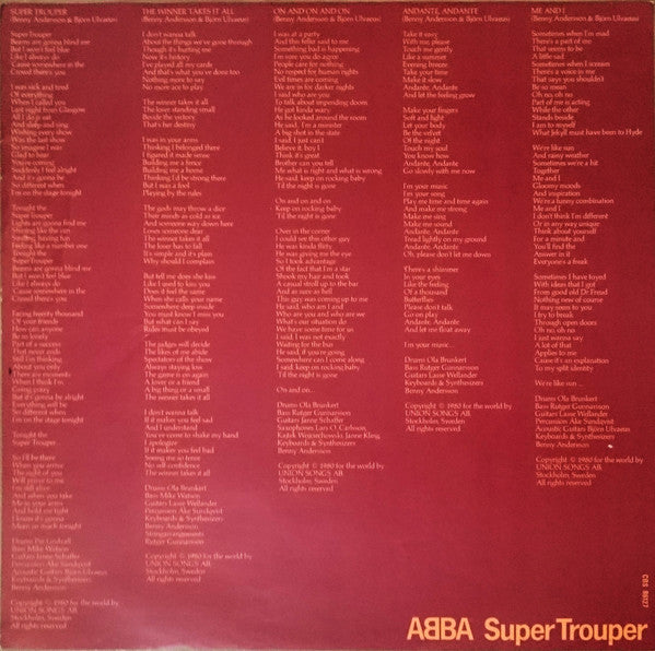 ABBA - Super Trouper (LP) - Discogs image 5