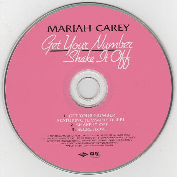 Mariah Carey - Get Your Number / Shake It Off (CD) - Discogs image 4