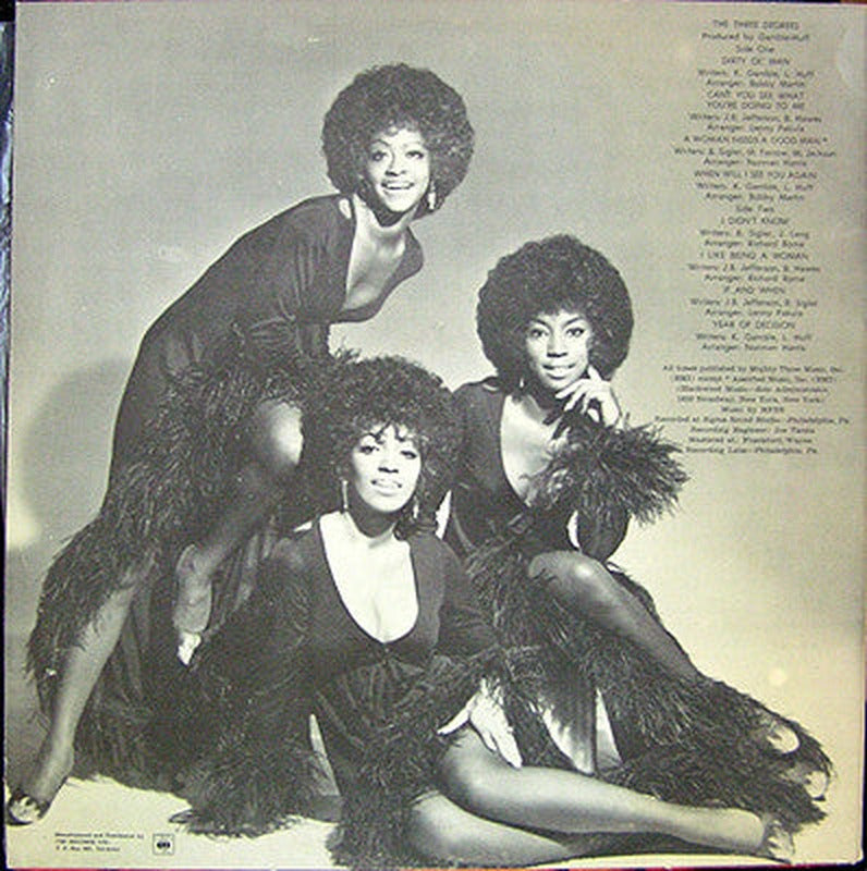 Three Degrees, The - The Three Degrees (LP) - Discogs image 2