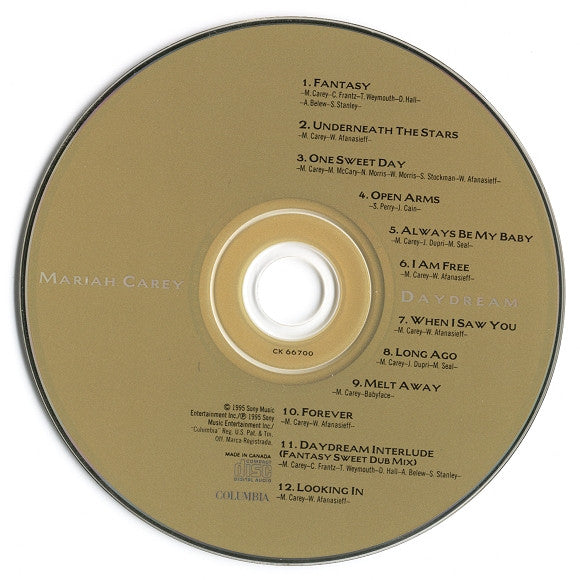 Mariah Carey - Daydream (CD) - Discogs image 5