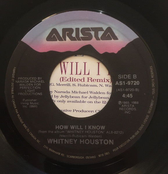Whitney Houston - Love Will Save The Day (7") - Discogs image 3