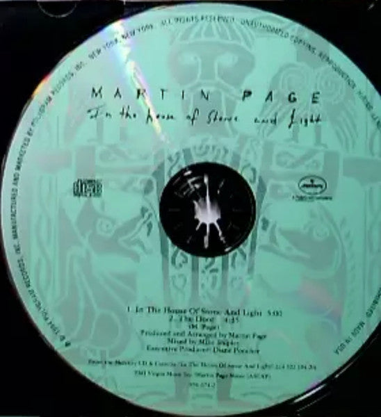 Martin Page - In The House Of Stone And Light (CD) - Discogs image 3