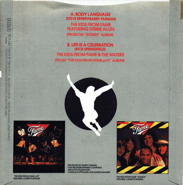 Kids From Fame, The - Body Language (7") - Discogs image 2