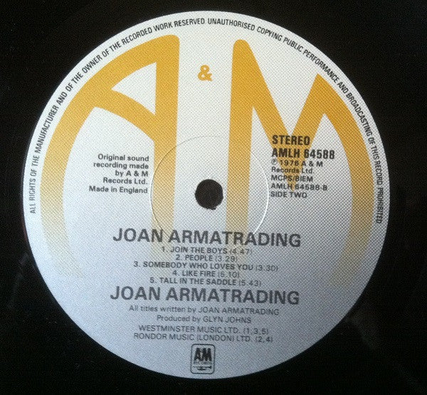 Joan Armatrading - Joan Armatrading (LP) - Discogs image 5