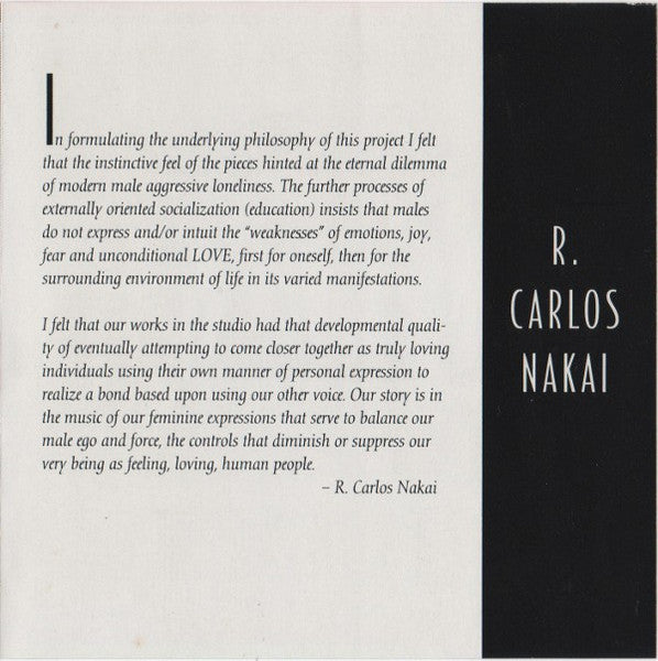 Peter Kater & R. Carlos Nakai, David Darling, Paul McCandless, Mark Miller (4) - Honorable Sky (CD) - Discogs image 6