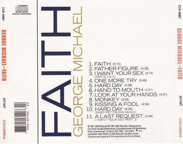 Faith - Discogs image 3