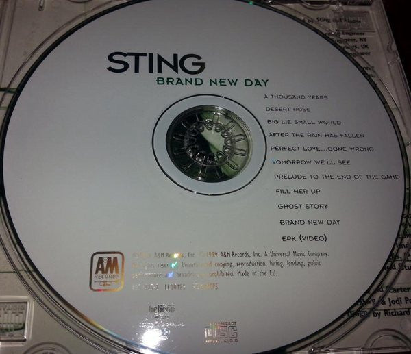 Sting - Brand New Day (CD) - Discogs image 4