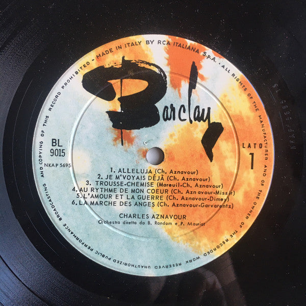 Charles Aznavour - Charles Aznavour (LP) - Discogs image 3