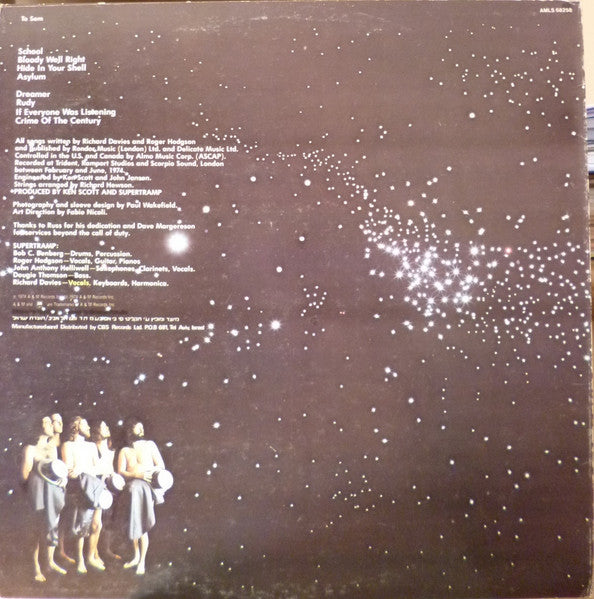 Supertramp - Crime Of The Century (LP) - Discogs image 2
