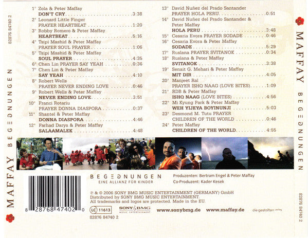 Peter Maffay - Begegnungen - Eine Allianz Für Kinder (CD) - Discogs image 2