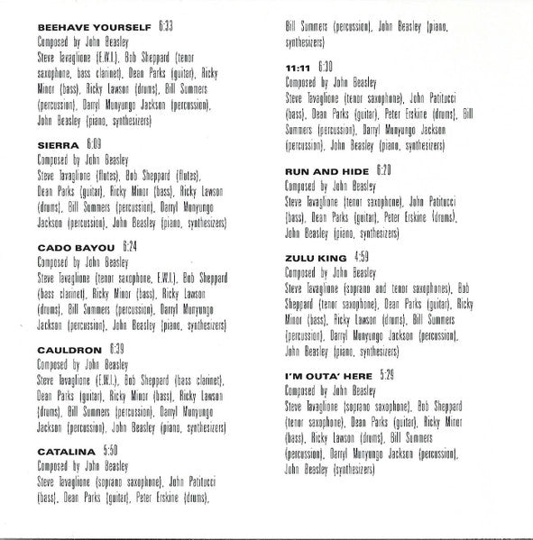 John Beasley - Cauldron (CD) - Discogs image 4