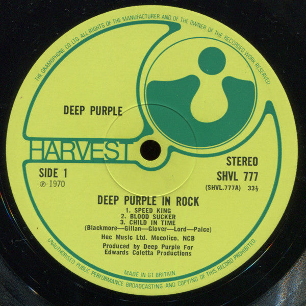 Deep Purple - Deep Purple In Rock (LP) - Discogs image 5