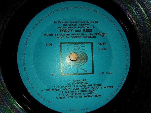 Samuel Goldwyn - The Samuel Goldwyn Motion Picture Production Of Porgy And Bess (LP) - Discogs image 4