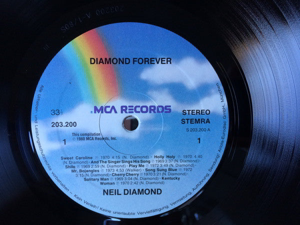 Neil Diamond - Diamond Forever - The 20 Best Of Neil Diamond (LP) - Discogs image 3