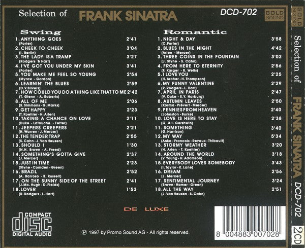 Frank Sinatra - Selection Of Frank Sinatra (2xCD) - Discogs image 2