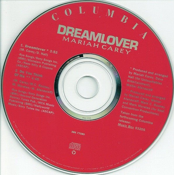 Mariah Carey - Dreamlover (CD) - Discogs image 4