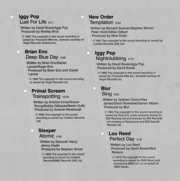 Trainspotting (Music From The Motion Picture) - Discogs image 6