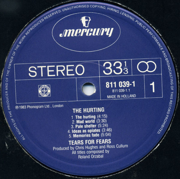 Tears For Fears - The Hurting (LP) - Discogs image 3
