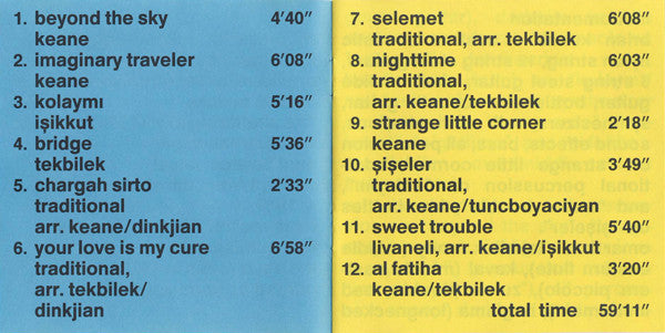 Brian Keane & Omar Faruk Tekbilek - Beyond The Sky (CD) - Discogs image 5