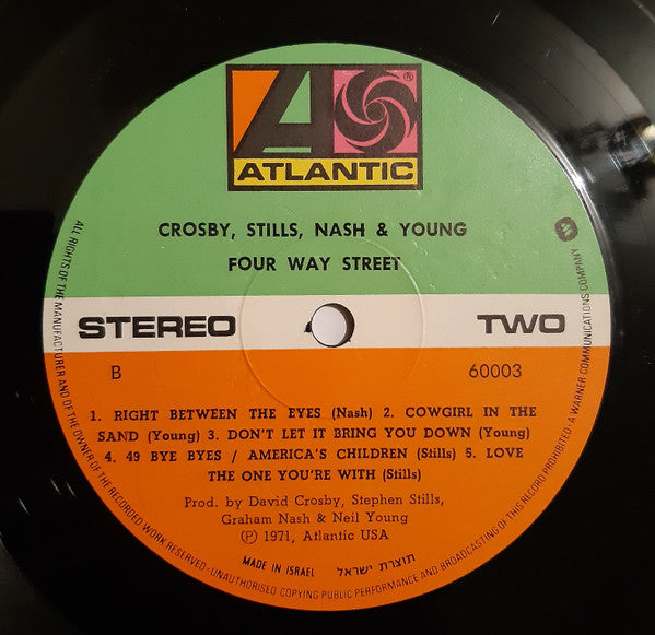 Crosby, Stills, Nash & Young - 4 Way Street (2xLP) - Discogs image 5