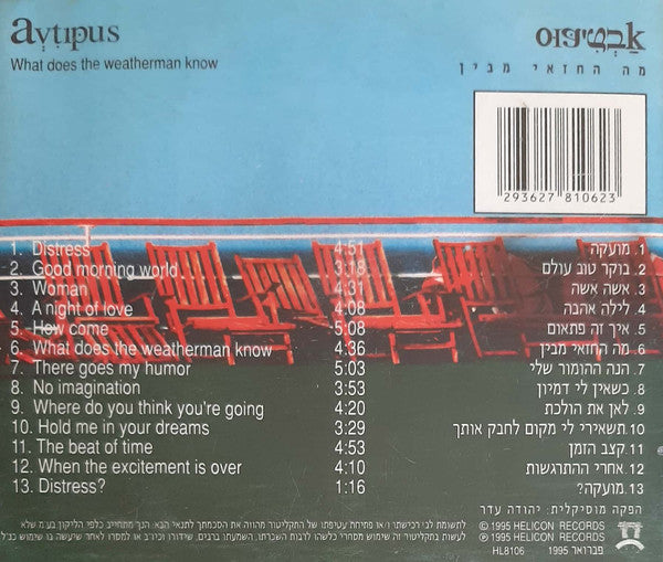 אבטיפוס = אבטיפוס - מה החזאי מבין = What Does The Weatherman Know (CD) - Discogs image 2