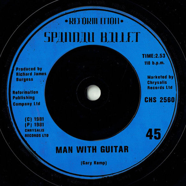 Spandau Ballet - Paint Me Down (7") - Discogs image 4