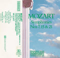 Wolfgang Amadeus Mozart, Sofia Soloists Chamber Orchestra, Emil Tabakov - Symphonies Nos. 7, 15 & 21 (Cassette)