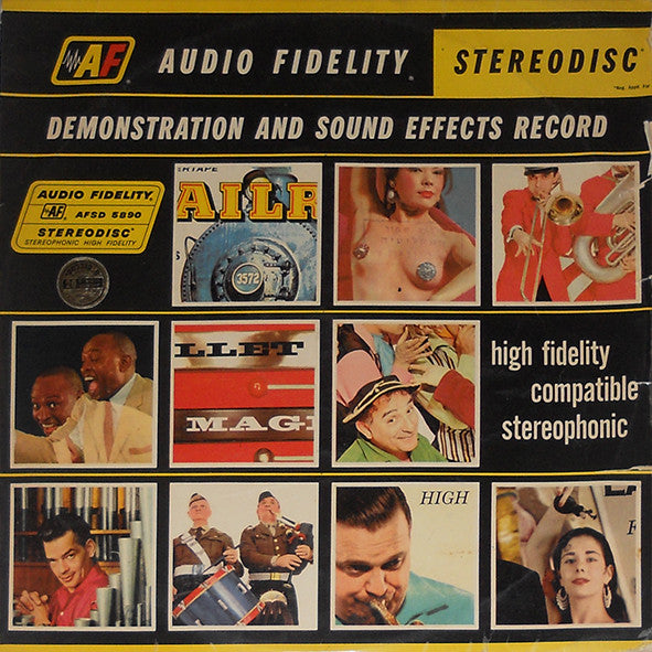Various - Stereophonic Demonstration And Sound Effects Record (LP)
