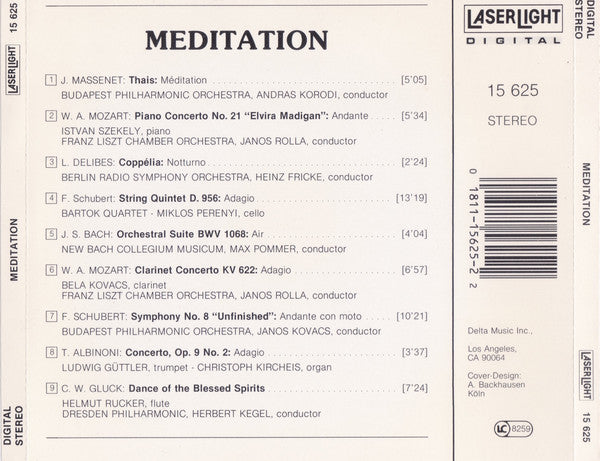 Various - Meditation (CD) - Discogs image 3