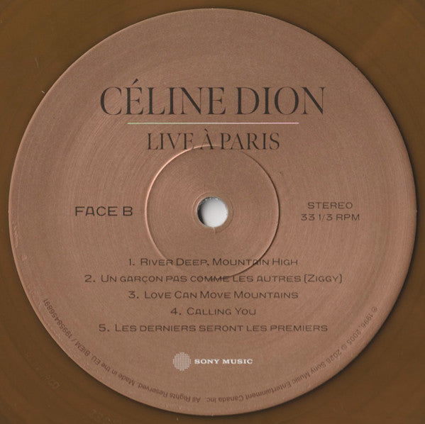 Céline Dion - Live À Paris (2xLP) - Discogs image 4