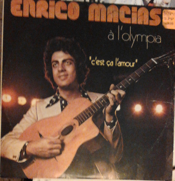Enrico Macias - A L'Olympia "C'Est Ca L'Amour" (LP)
