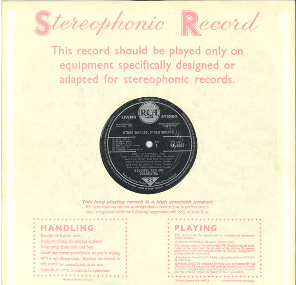 Esquivel And His Orchestra - Other Worlds Other Sounds (LP) - Discogs image 5
