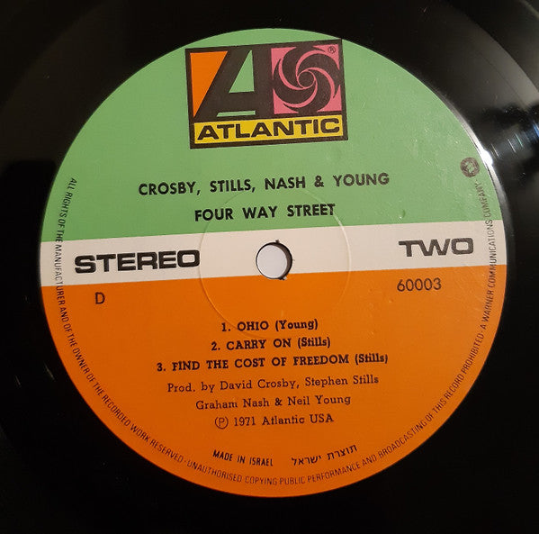 Crosby, Stills, Nash & Young - 4 Way Street (2xLP) - Discogs image 7