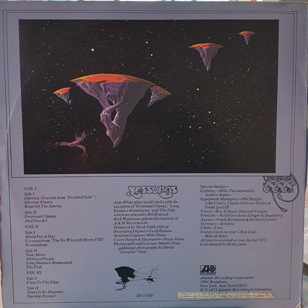 Yes - Yessongs (3xLP) - Discogs image 3